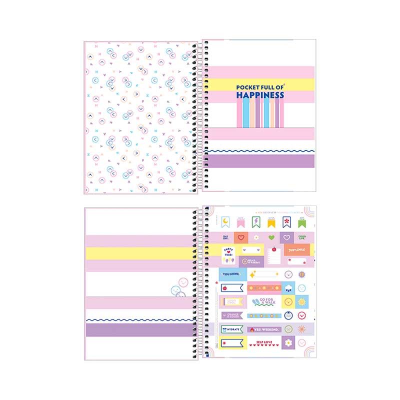 Agenda Planner 2024 Happy M7 Tilibra 314315 - Papelaria Criativa