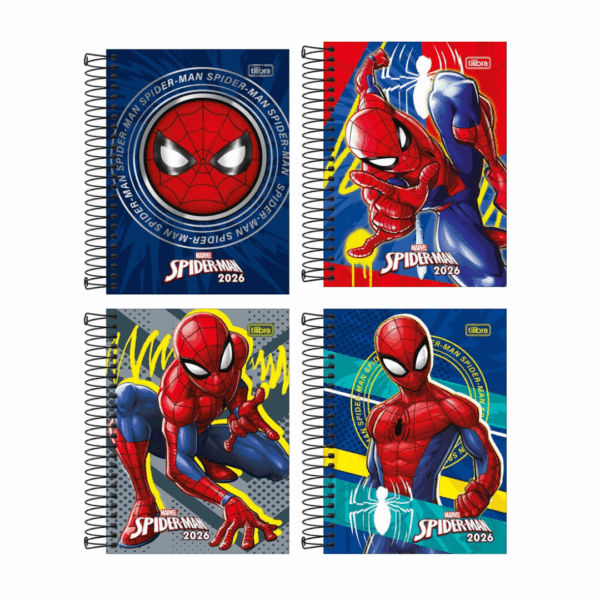 Agenda Espiral M4 Spider Man 2024- Tilibra