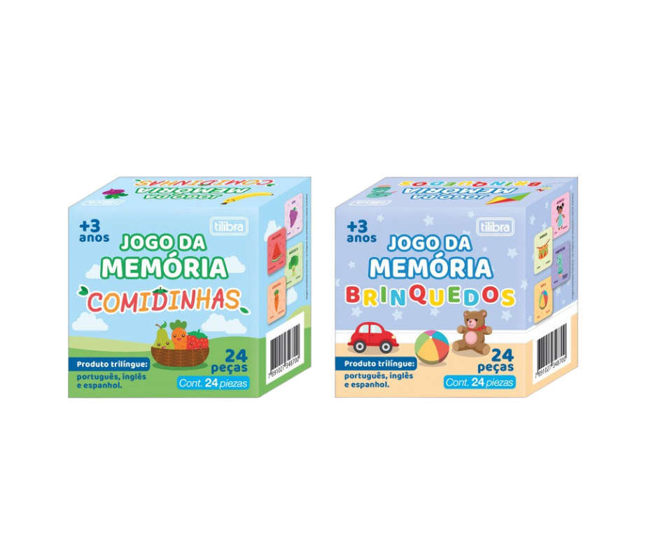 JOGO DA MEMÓRIA MINI COMIDA TÍPICA - 24 PEÇAS (ED. LIMITADA