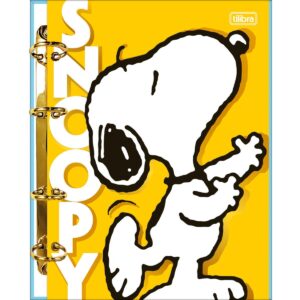 Fichário Argolado Colegial Snoopy- Tilibra