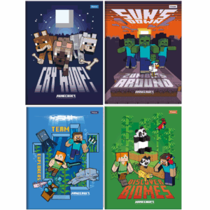 Caderno Brochura Capa Dura Minecraft 48fls- Foroni