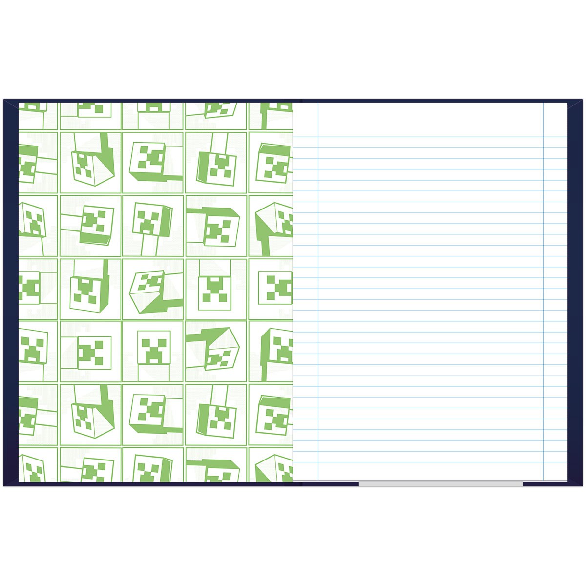 Caderno Brochura Capa Dura 1/4 Minecraft 48fls- Foroni - Imagem 6