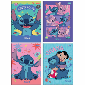 Caderno Brochura Capa Dura Stitch 48fls- Foroni