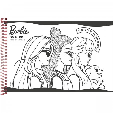 Livro de atividades Barbie c/Lapis para Colorir