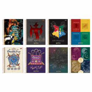 Caderno Espiral Universitário Capa Dura 10 Matérias Harry Potter 200fls- Jandaia