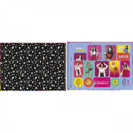 Caderno de Desenho 80Fls Panda Lovely Tilibra – Livraria e