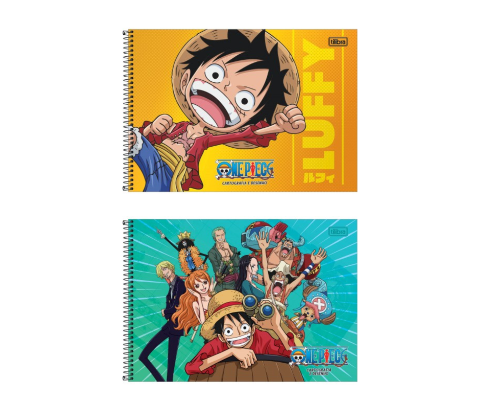 Caderno De Desenho One Piece 80 Folhas Tilibra - SUPERIA PAPELARIA