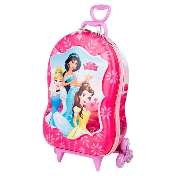 Mochila de Rodinhas Princesas- Diplomata - Imagem 4