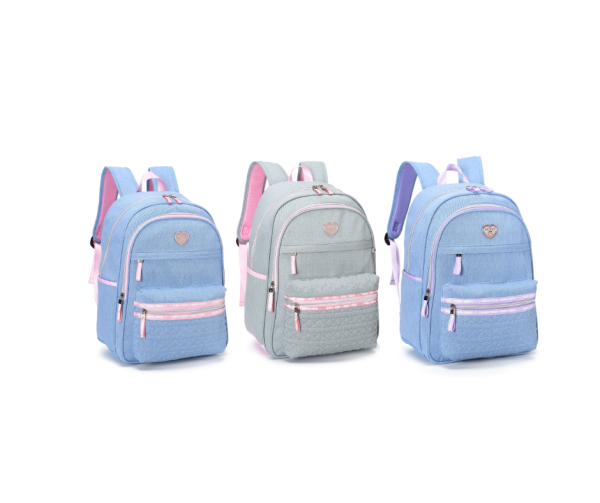 Mochila de Costas Kika Jeans Cores KK24M25- Fênix