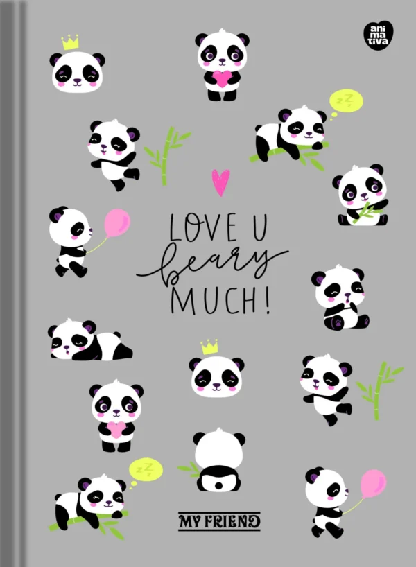 Caderno Brochura 1/4 Margeado My Friend 80fls- Animativa - Imagem 4