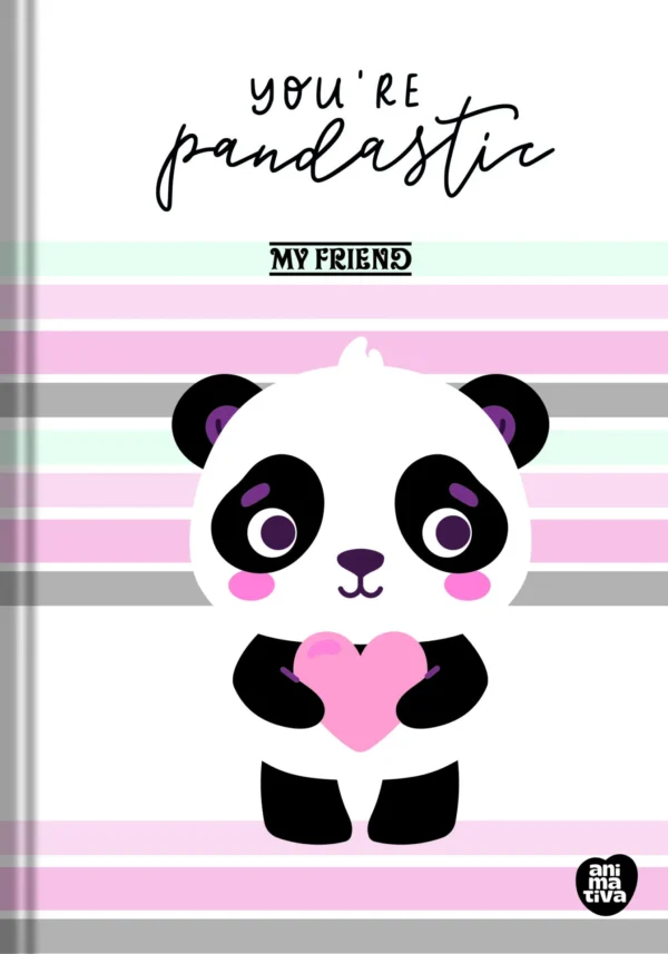 Caderno Brochura 1/4 Margeado My Friend 80fls- Animativa - Imagem 5