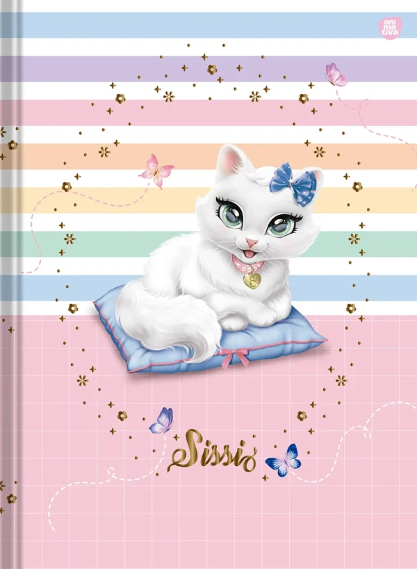 Caderno Brochura 1/4 Margeado Sissi 48fls- Animativa - Imagem 2