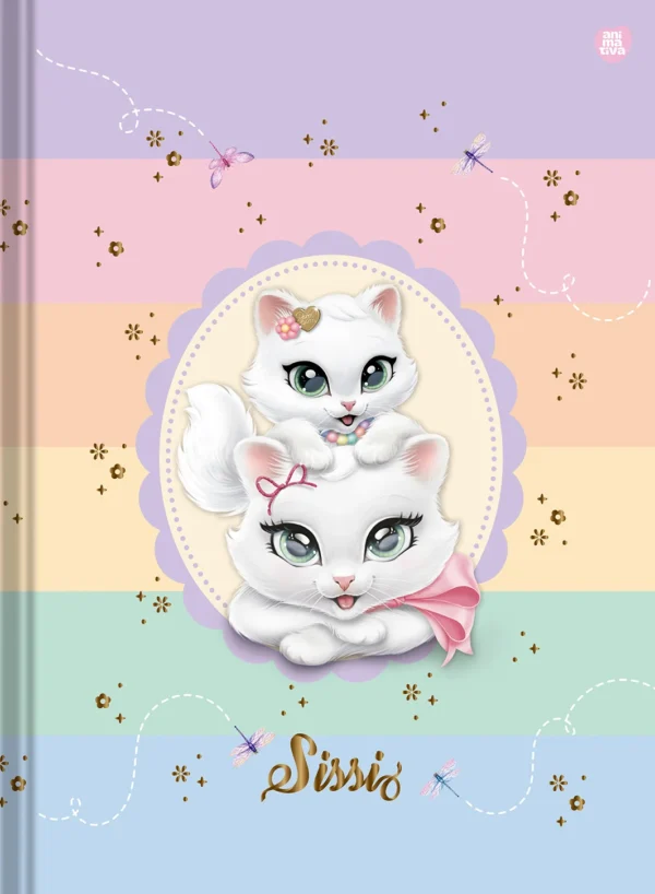 Caderno Brochura 1/4 Margeado Sissi 48fls- Animativa - Imagem 5