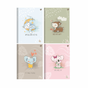 Caderno Brochura 1/4 Margeado So Cute 80fls- Animativa