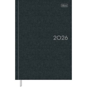 Agenda Costurada M5 Milano Preta 2026- Tilibra