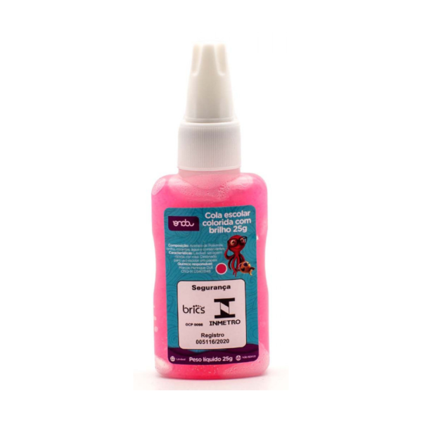 Cola com Glitter 25g Rosa- Onda Pro