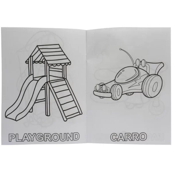 Livro de Colorir Brinquedos- Todo Livro - Imagem 3