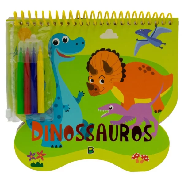 Livro de Colorir Aventura com Cores: Dinossauro- Todo Livro