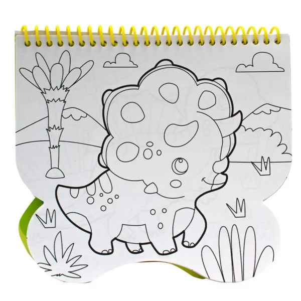 Livro de Colorir Aventura com Cores: Dinossauro- Todo Livro - Imagem 3