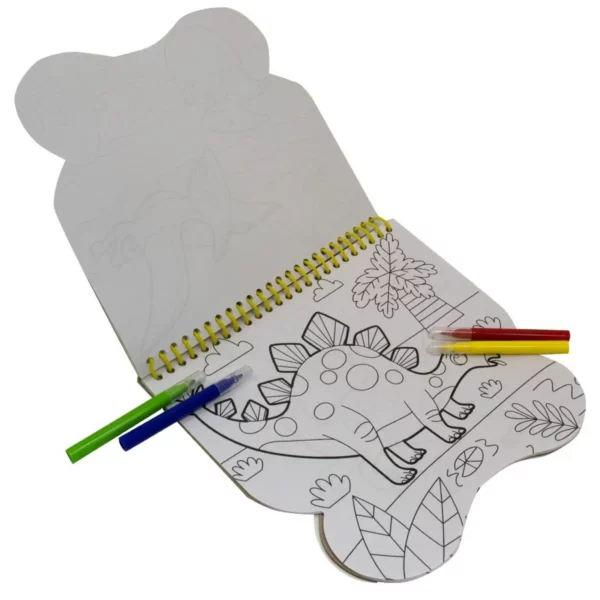 Livro de Colorir Aventura com Cores: Dinossauro- Todo Livro - Imagem 5