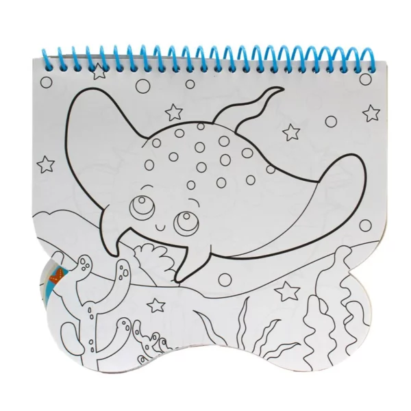 Livro de Colorir Aventura com Cores: Oceano- Todo Livro - Imagem 3