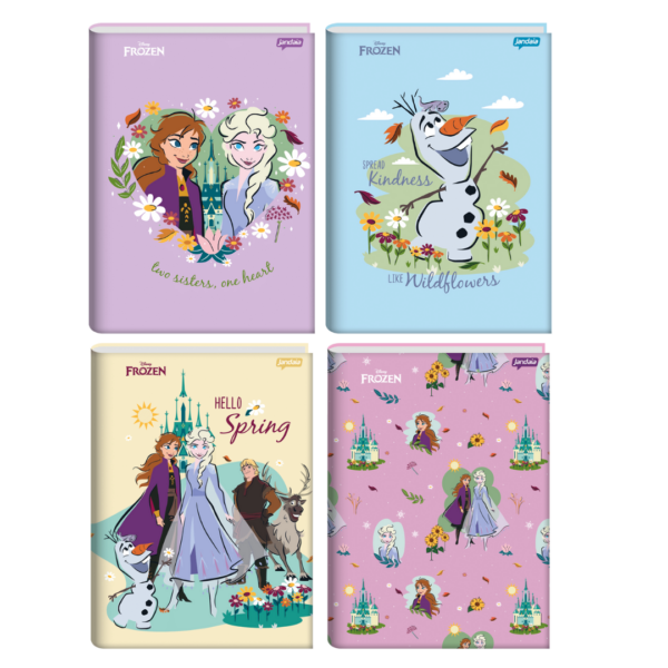 Caderno Brochura 80fls Frozen- Jandaia