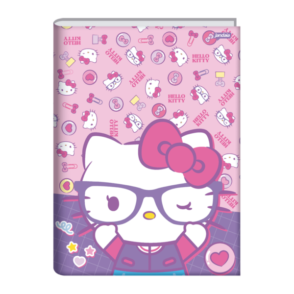 Caderno Brochura 1/4 Hello Kitty 80fls- Jandaia - Image 2