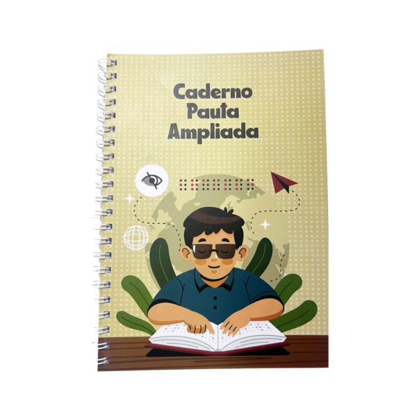 Caderno com Pauta Ampliada 80fls- LBL