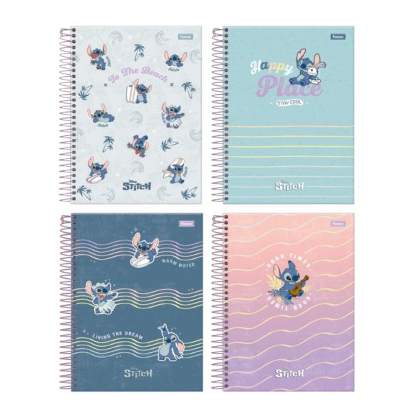 Caderno Espiral Universitário Colegial 10 Matérias 160fls- Foroni