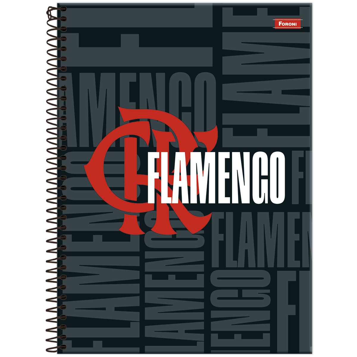 Caderno Universitário Espiral 10 Matérias Flamengo 80fls- Foroni - Imagem 5