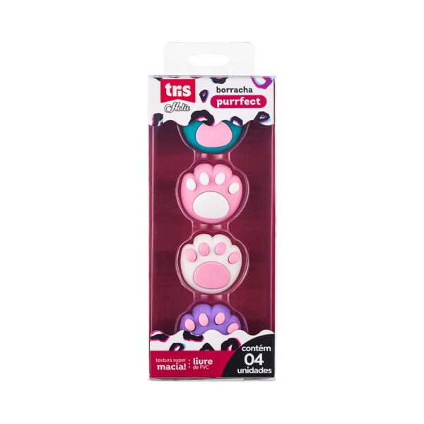 Kit Borracha Patinhas 4x1- TRIS