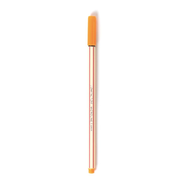 Caneta Microline 0,4mm Laranja- Compactor