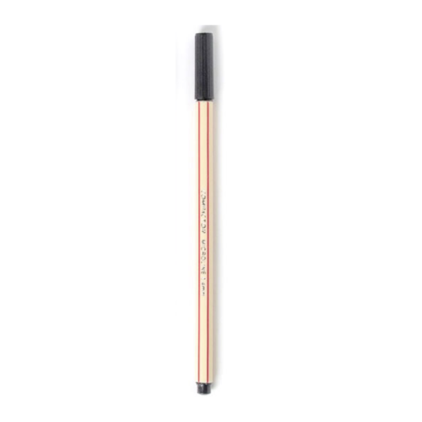 Caneta Microline 0,4mm Preto- Compactor