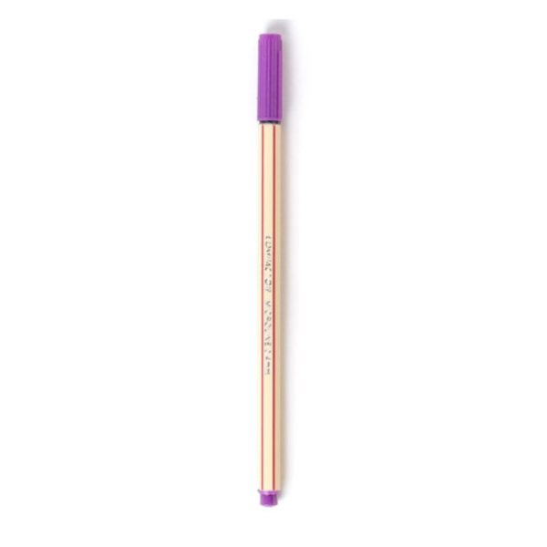 Caneta Microline 0,4mm Violeta- Compactor