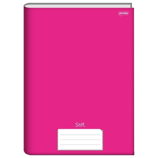 Caderno Brochura Stiff Rosa 96fls- Jandaia