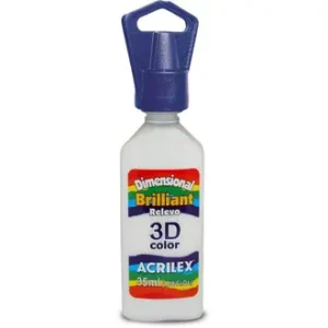 Tinta Dimensional 3D Branco- Acrilex