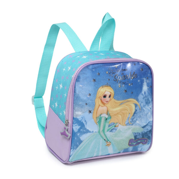 Kit Mochila de Rodinhas/Lancheira/Estojo e Garrafa Magic Princess- Nova Rio - Imagem 6