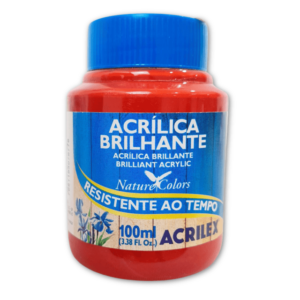 Tinta Acrílica Brilhante 100ml Vermelho- Acrilex