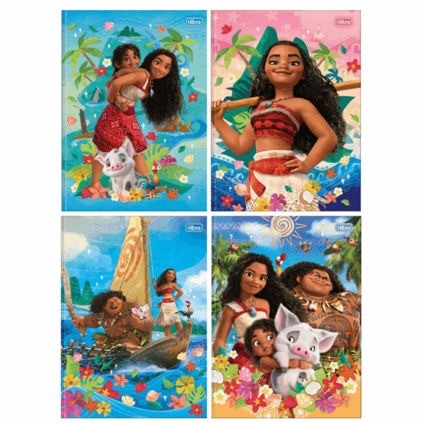 Caderno Brochura Capa Dura 80Fls Moana 2- Tilibra