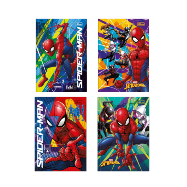 Caderno Brochura Pautado 1/4 Spider-Man 48fls- Tilibra