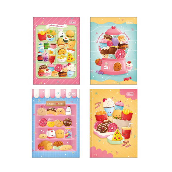Caderno Brochura Pautado 1/4 Taste 80Fls- Tilibra