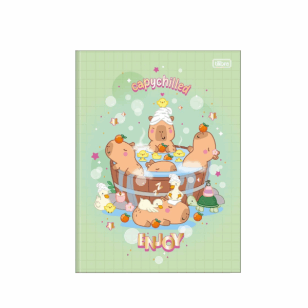 Caderno Brochura 1/4 Capy Club 80fls- Tilibra - Imagem 2