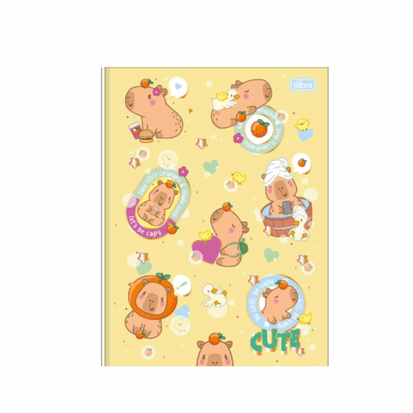 Caderno Brochura 1/4 Capy Club 80fls- Tilibra - Imagem 3