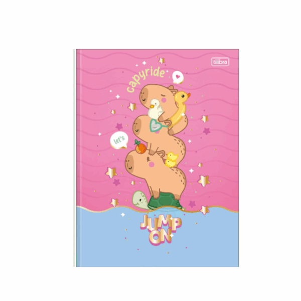 Caderno Brochura 1/4 Capy Club 80fls- Tilibra - Imagem 4
