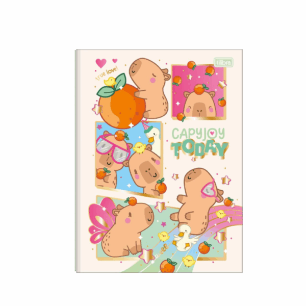Caderno Brochura 1/4 Capy Club 80fls- Tilibra - Imagem 5
