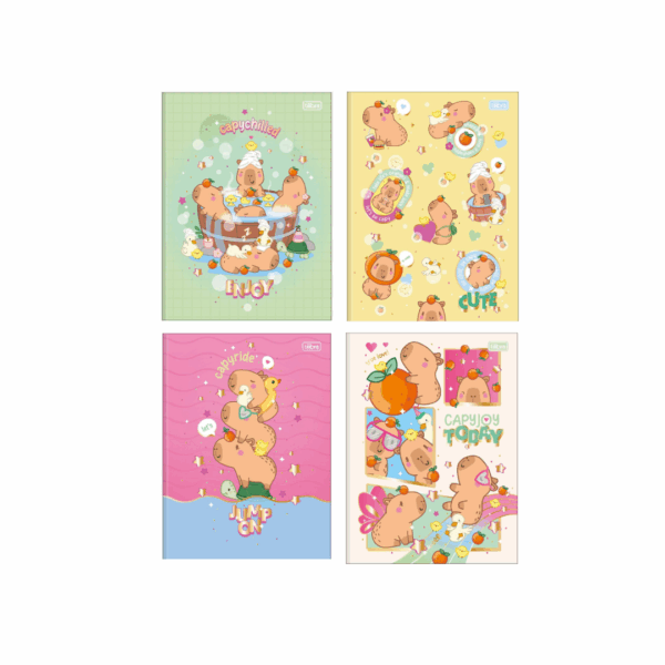 Caderno Brochura 1/4 Capy Club 80fls- Tilibra