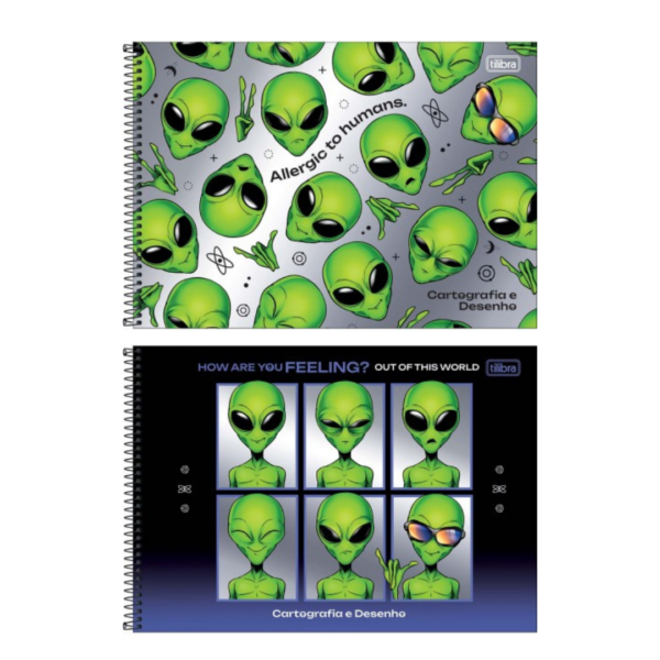 Caderno de Desenho e Cartografia 80Fls Orbit- Tilibra