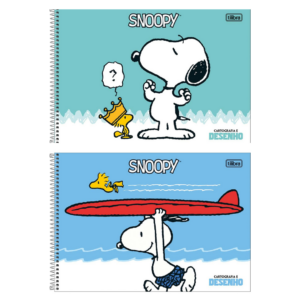 Caderno de Cartografia e Desenho 80Fls Snoopy- Tilibra