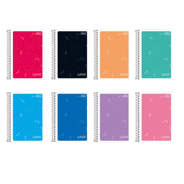 Caderno Espiral Capa Flexível Lunix Cores 48fls- Tilibra