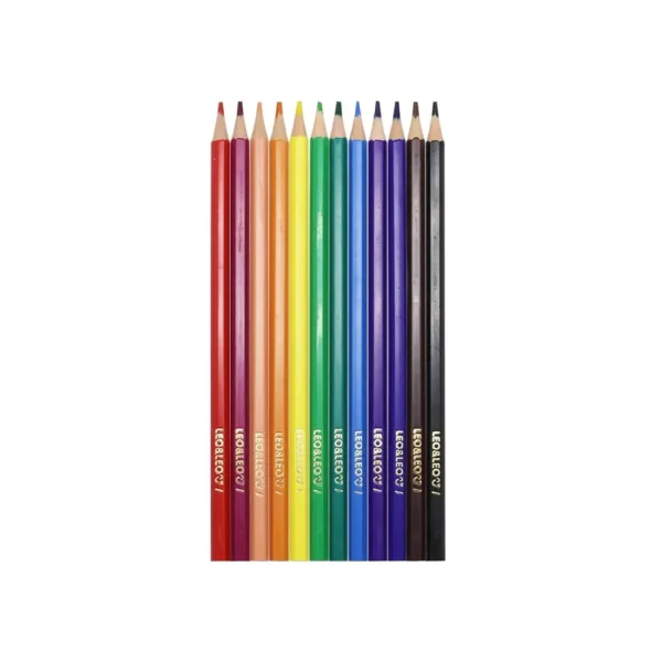 Lápis de cor Sextavado 12 Cores- Leo e Leo - Imagem 2